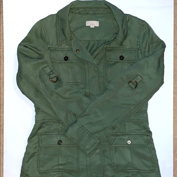 LOFT Jackets & Blazers - LOFT Olive Green Utility Jacket